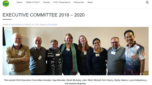 ICUU Executive Committee 2018