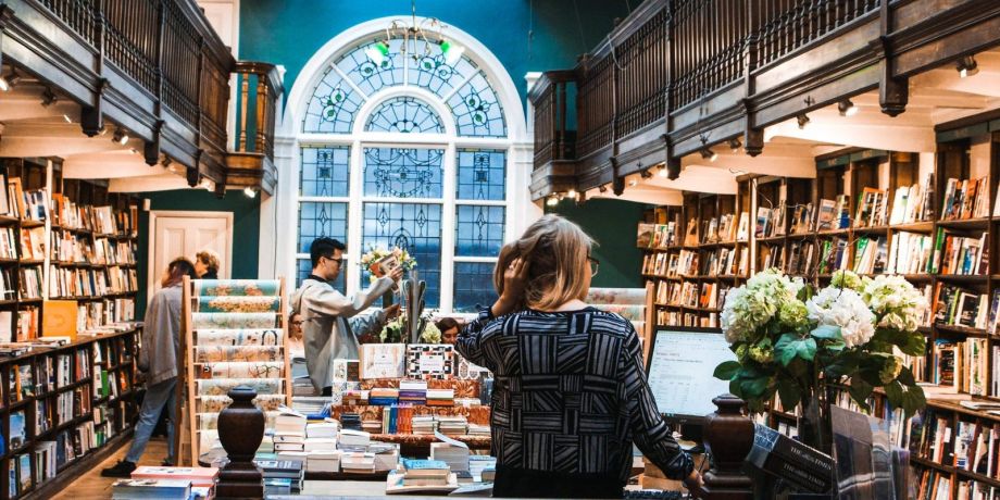 Book Launch - Patrons inside store